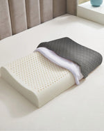 وسادة قطنية ناعمة من إسفنج الذاكرة مضادة للتوتر، مصنوعة من قماش رمادي