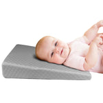 وسادة قطنية منزلية ناعمة من إسفنج الذاكرة مضادة للتوتر، قماش رمادي