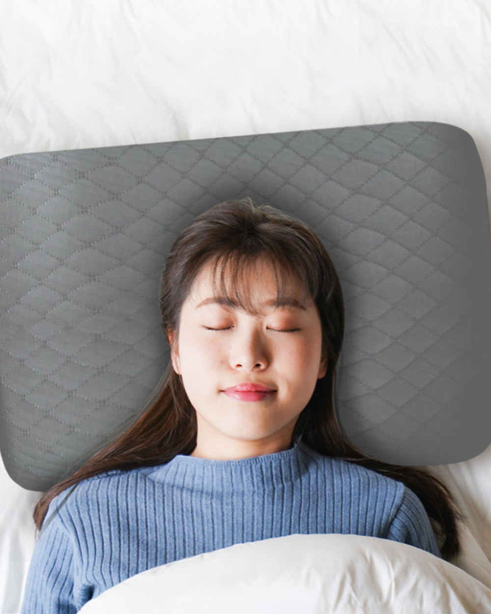 قماش قطني منزلي كلاسيكي Breatheasy Sponetta Memory مضاد للتوتر باللون الرمادي