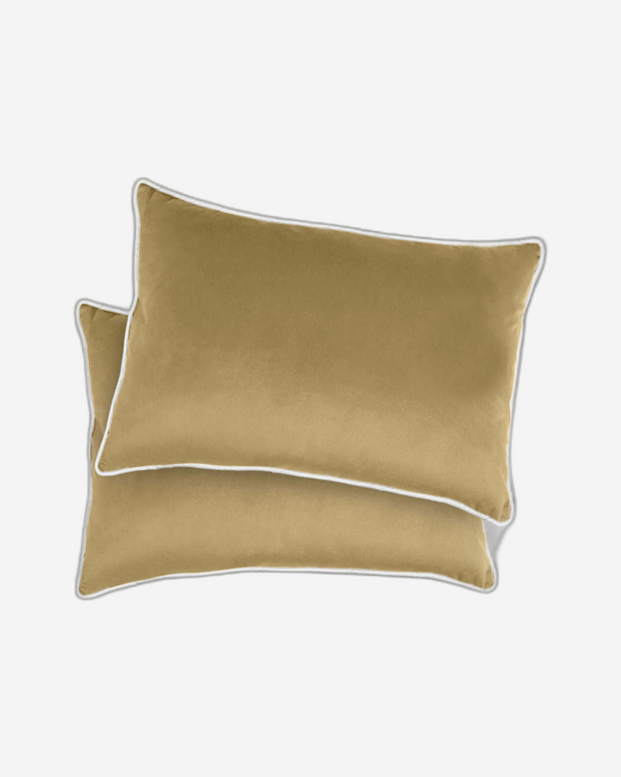 وسادة مخملية من القطن المنزلي مقاس 45 × 30 سم، عبوة من قطعتين