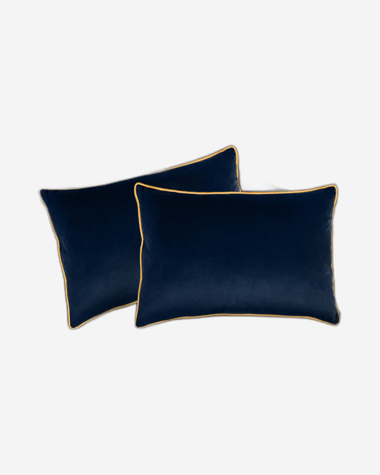 وسادة مخملية من القطن المنزلي مقاس 45 × 30 سم، عبوة من قطعتين