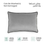 وسادة مخملية من القطن المنزلي مقاس 45 × 30 سم، عبوة من قطعتين