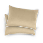 وسادة مخملية من القطن المنزلي مقاس 45 × 30 سم، عبوة من قطعتين