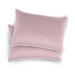وسادة مخملية من القطن المنزلي مقاس 45 × 30 سم، عبوة من قطعتين