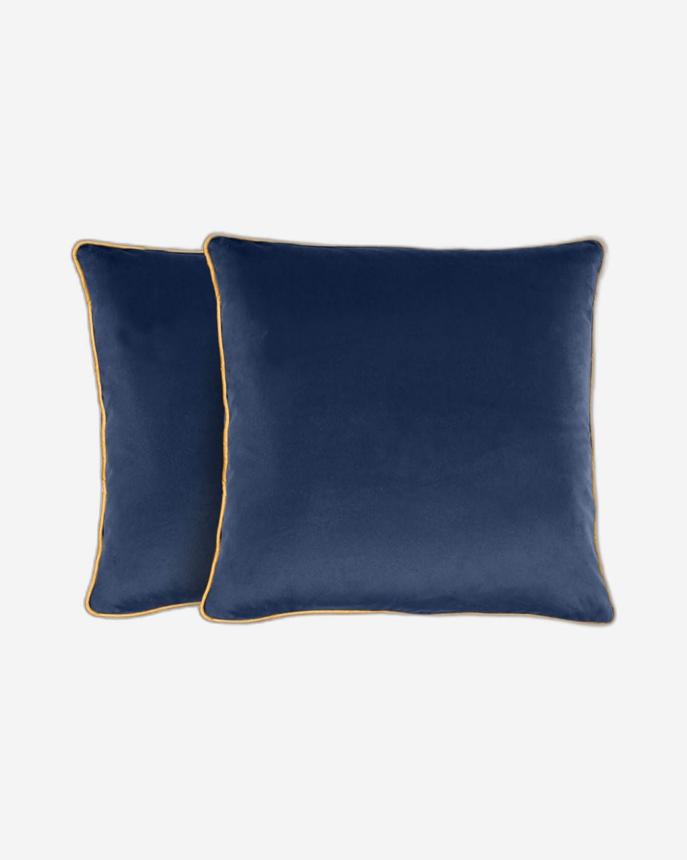 وسادة مخملية من القطن المنزلي مقاس 45 × 45 سم، عبوة من قطعتين