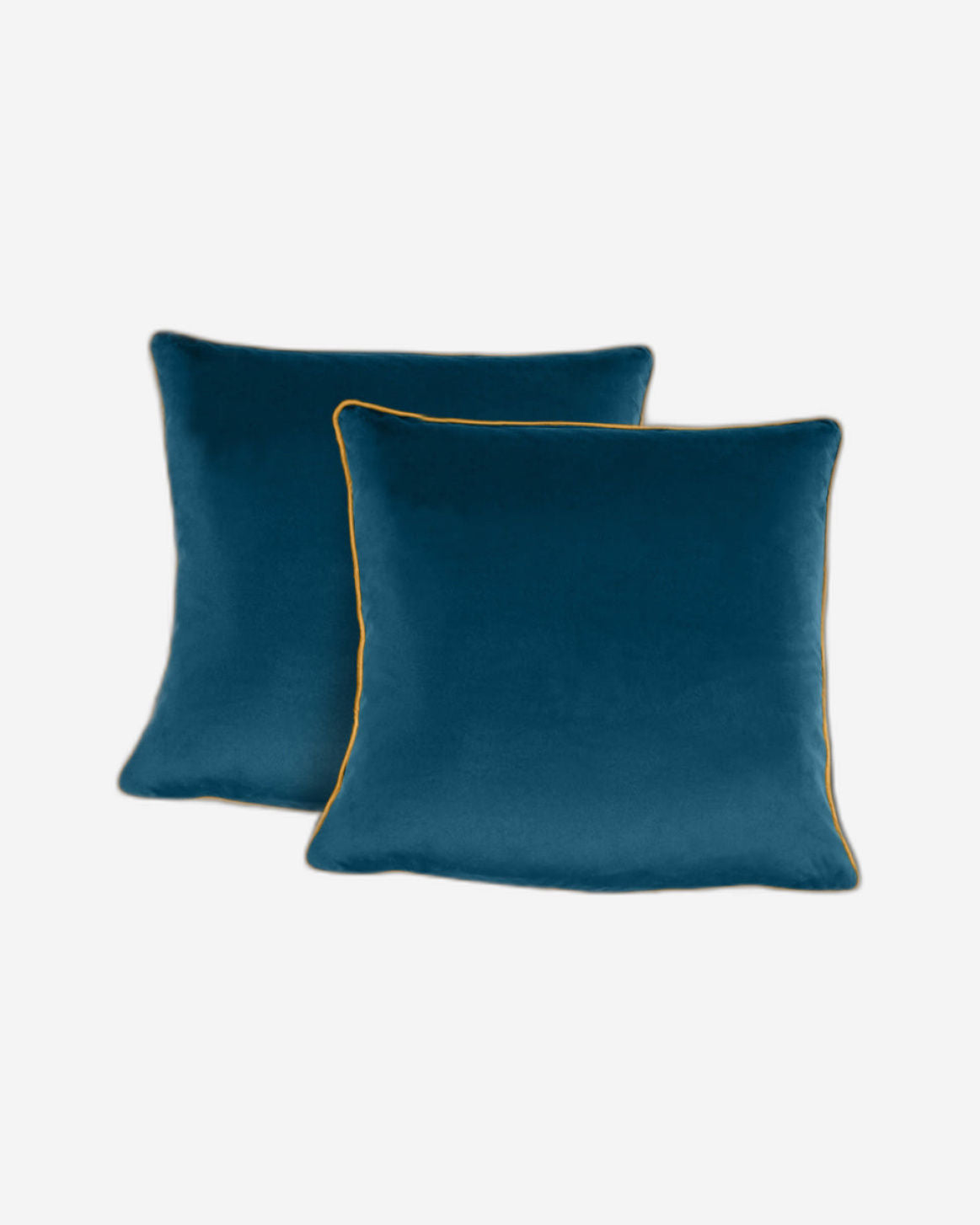 وسادة مخملية من القطن المنزلي مقاس 45 × 45 سم، عبوة من قطعتين