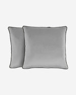 وسادة مخملية من القطن المنزلي مقاس 45 × 45 سم، عبوة من قطعتين