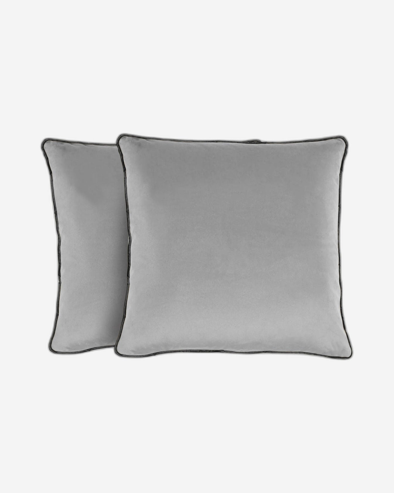 وسادة مخملية من القطن المنزلي مقاس 45 × 45 سم، عبوة من قطعتين