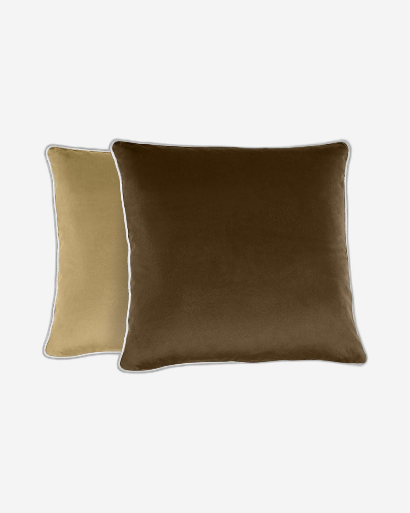 وسادة مخملية من القطن المنزلي مقاس 45 × 45 سم، عبوة من قطعتين