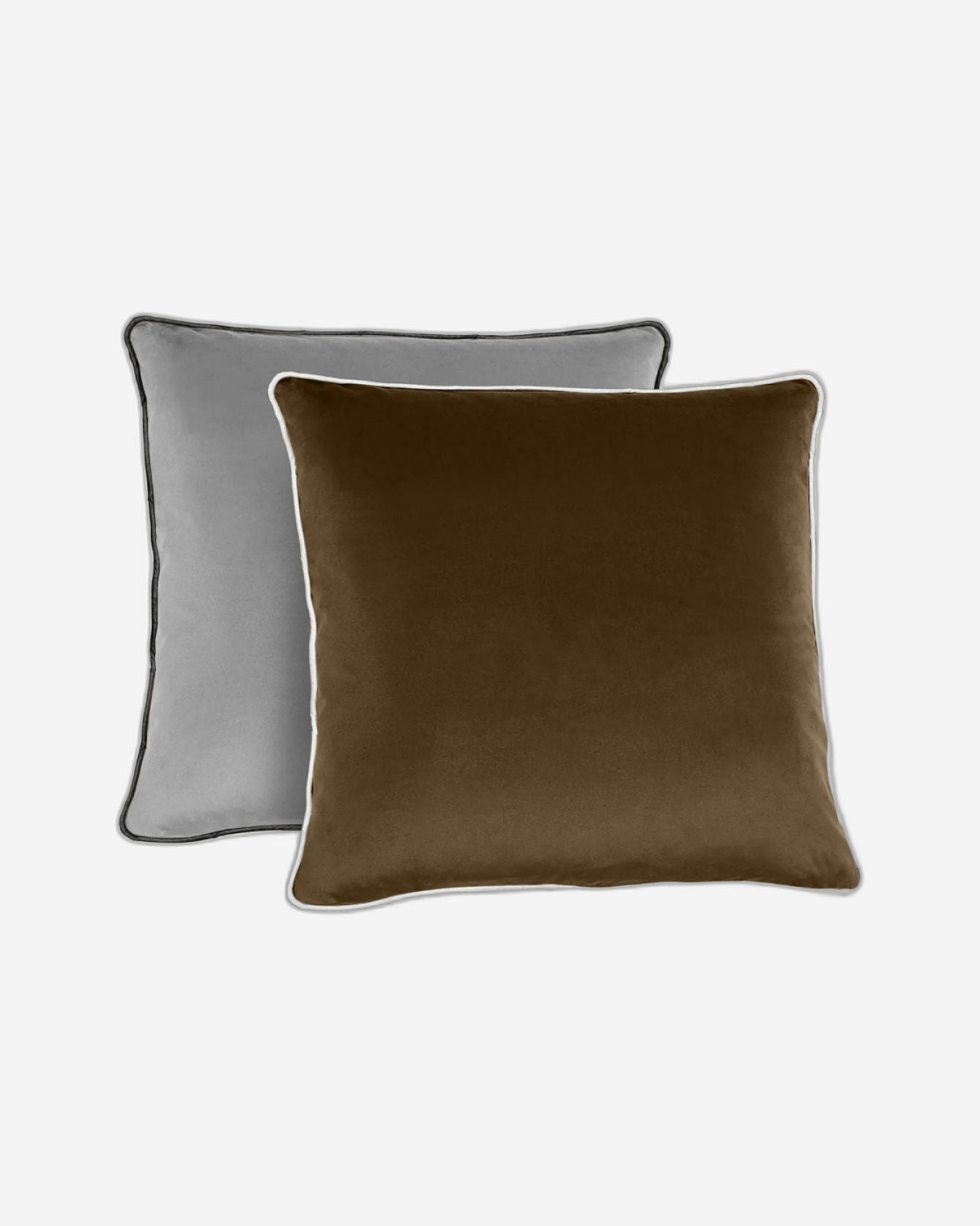 وسادة مخملية من القطن المنزلي مقاس 45 × 45 سم، عبوة من قطعتين