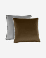 وسادة مخملية من القطن المنزلي مقاس 45 × 45 سم، عبوة من قطعتين