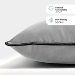 وسادة مخملية من القطن المنزلي مقاس 45 × 45 سم، عبوة من قطعتين