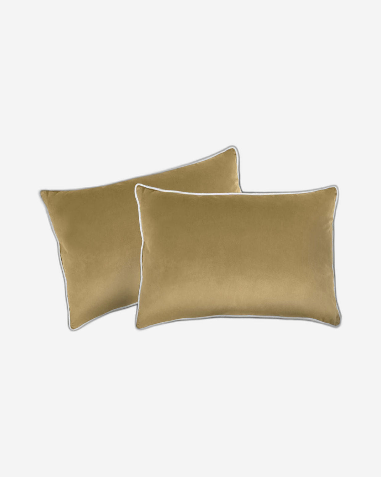 وسادة مخملية من القطن المنزلي مقاس 45 × 30 سم، عبوة من 4 قطع