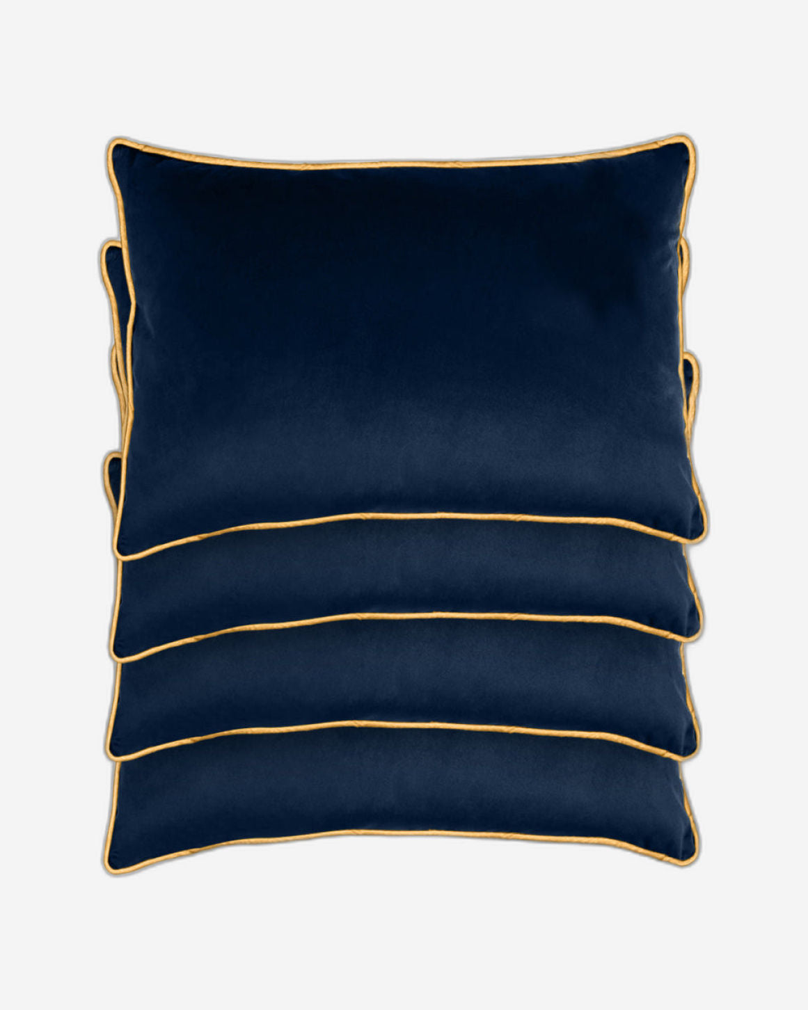 وسادة مخملية من القطن المنزلي مقاس 45 × 30 سم، عبوة من 4 قطع