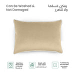 وسادة مخملية من القطن المنزلي مقاس 45 × 30 سم، عبوة من 4 قطع
