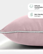 وسادة مخملية من القطن المنزلي مقاس 45 × 30 سم، عبوة من 4 قطع