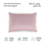 وسادة مخملية من القطن المنزلي مقاس 45 × 30 سم، عبوة من 4 قطع