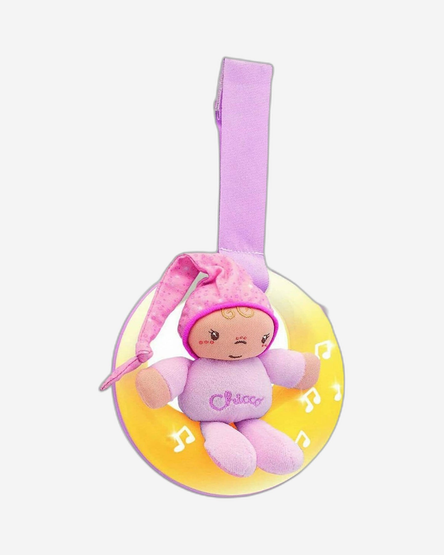 سرير أطفال CHICCO GOODNIGHT MOON باللون الوردي للأطفال من عمر 0 أشهر فما فوق