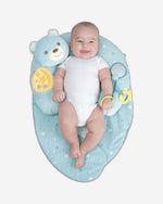 عشي الأول باللون الأزرق الفاتح