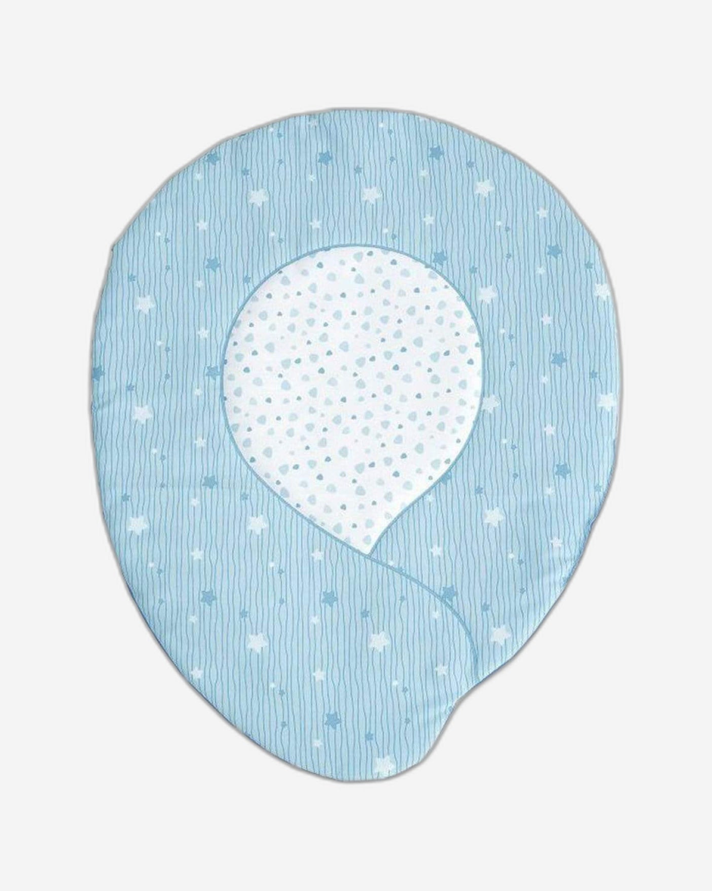 عشي الأول باللون الأزرق الفاتح