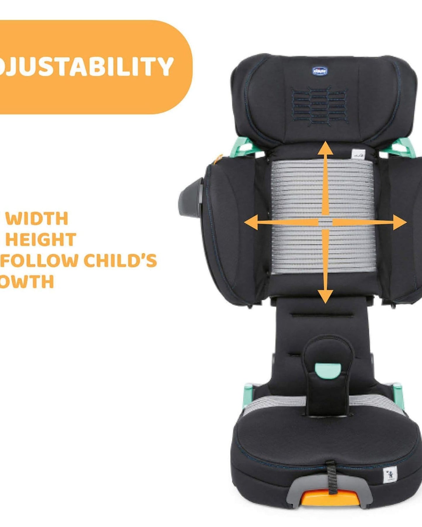 مقعد سيارة CHICCO FOLD&amp;GO I-SIZE AIR B أسود AIR