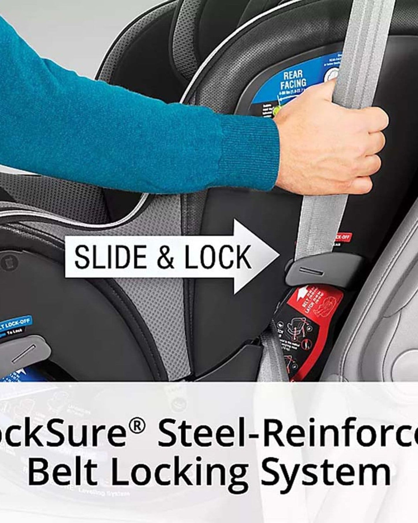 مقعد سيارة CHICCO NEXTFT MAX ZIP AIR القابل للتحويل - VERO 4-65 رطل/2-30 كجم VERO