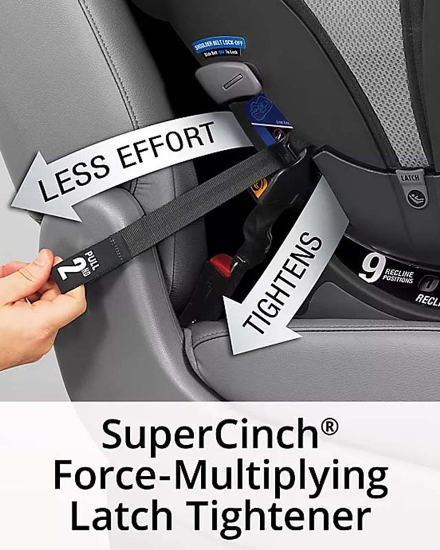 مقعد سيارة CHICCO NEXTFT MAX ZIP AIR القابل للتحويل - VERO 4-65 رطل/2-30 كجم VERO