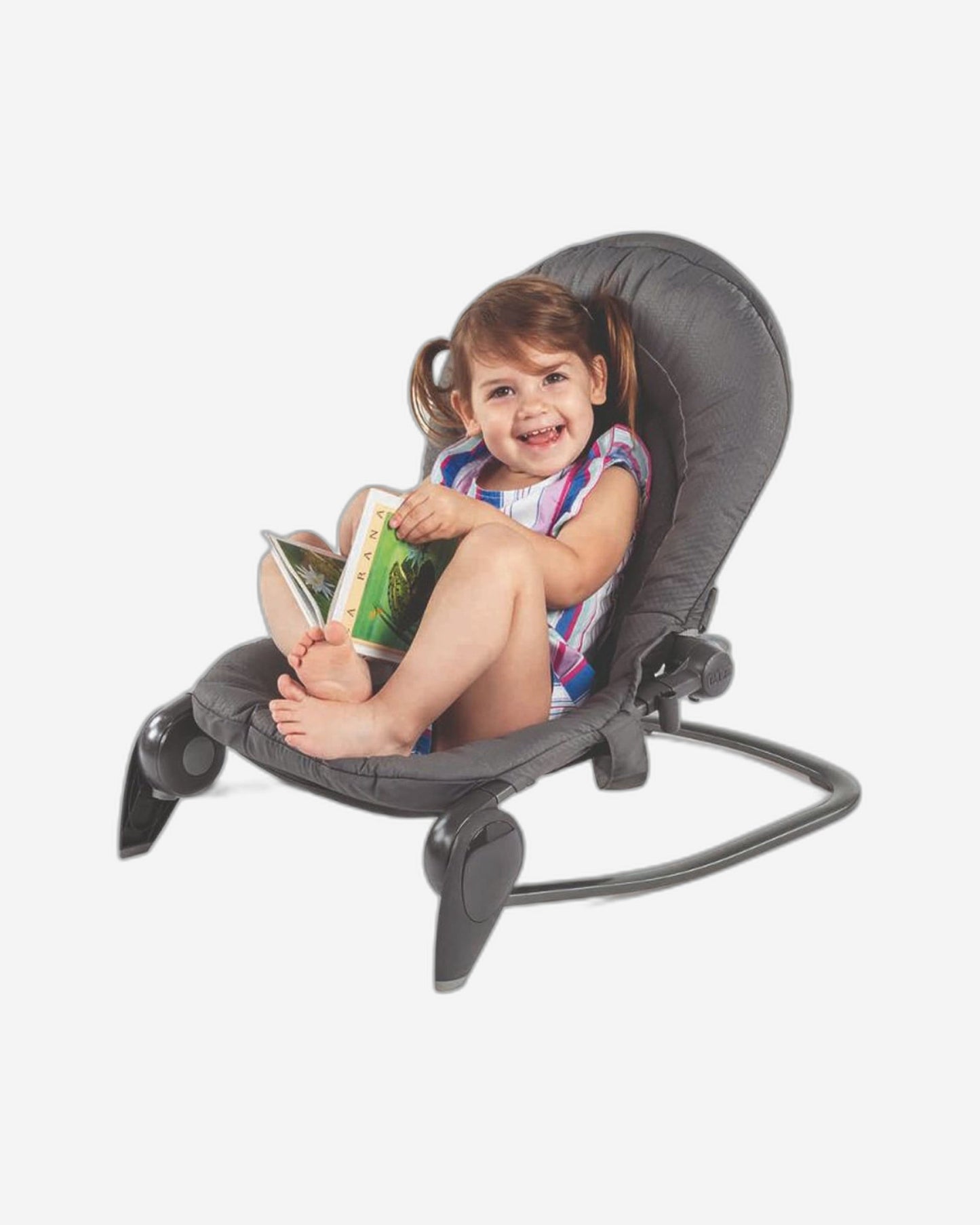 كرسي هزاز شيكو هوبلا لون رمادي قمري