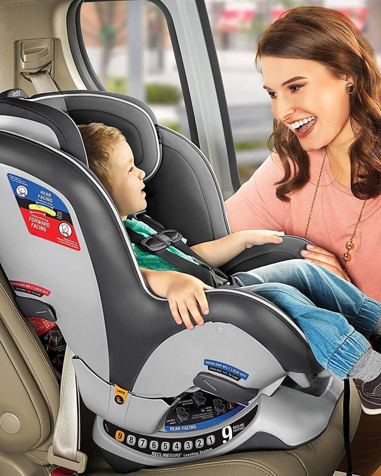 مقعد سيارة قابل للتحويل NEXTFT ZIP AIR ROSSO