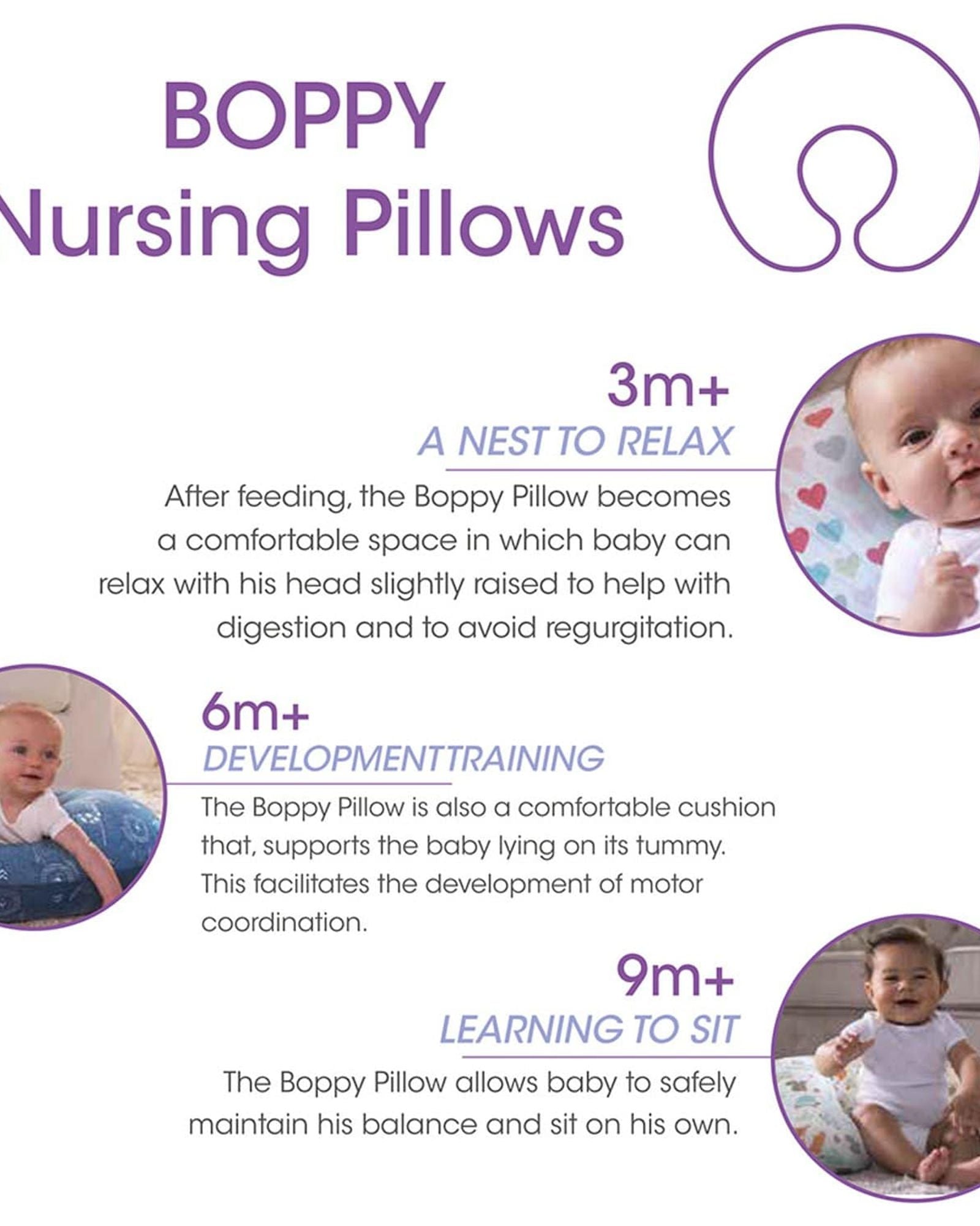 وسادة شيكو بوبي مع غطاء قطني بتصميم "هيلو بيبي"