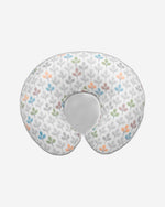 غطاء من القطن بوبي بطبعة أوراق فضية