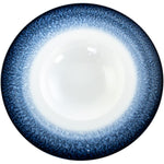 طبق حساء سكاندي تفاعلي ضحل 24 سم أزرق