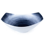 وعاء سلطة اسكندنافي ضحل تفاعلي 25 سم أزرق