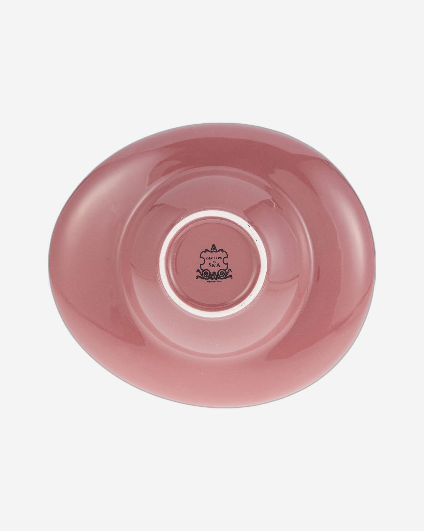 طبق معكرونة مسطح ٢٤ سم - بنفسجي لامع | أدوات مطبخ أنيقة ومتينة