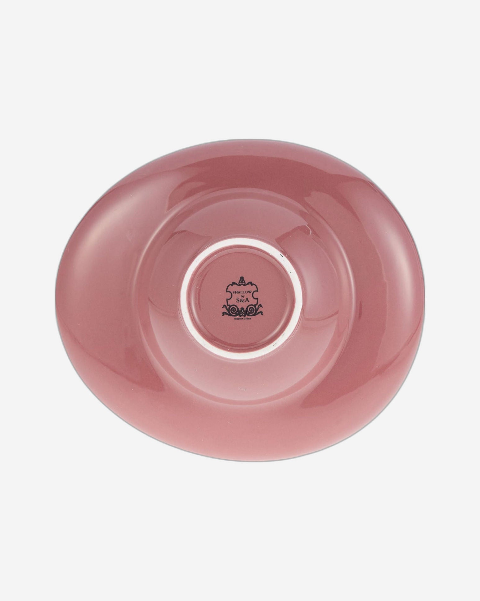 طبق معكرونة مسطح ٢٤ سم - بنفسجي لامع | أدوات مطبخ أنيقة ومتينة