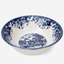 Claytan Classic Blue Windmill & Floral Pattern Earthenware Cereal Bowl, 6.2 Inch, White