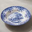 Claytan Classic Blue Windmill & Floral Pattern Earthenware Soup & Pasta Plate, 9.2 Inch, White, Set of 6