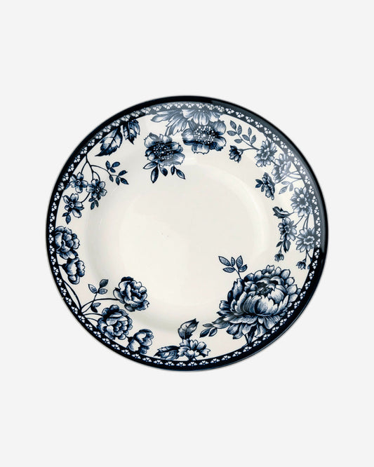 طبق حساء سيراميك أزرق داكن من Claytan Rhapsody مقاس 9 بوصات (مجموعة من قطعة واحدة)