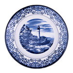 Claytan Lighthouse Blue 9-Inch Ceramic Soup Plate (Set of 1)