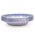 طبق حساء سيراميك أزرق فاتح من كلايتان مقاس 9 بوصات (مجموعة من قطعة واحدة)