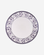 Claytan Callista 12 inch Ceramic Chop Plate (Purple & White, Set Of 1)