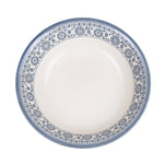 Claytan Plethora 9 inch Ceramic Salad Bowl (Grey & White, Set of 1)