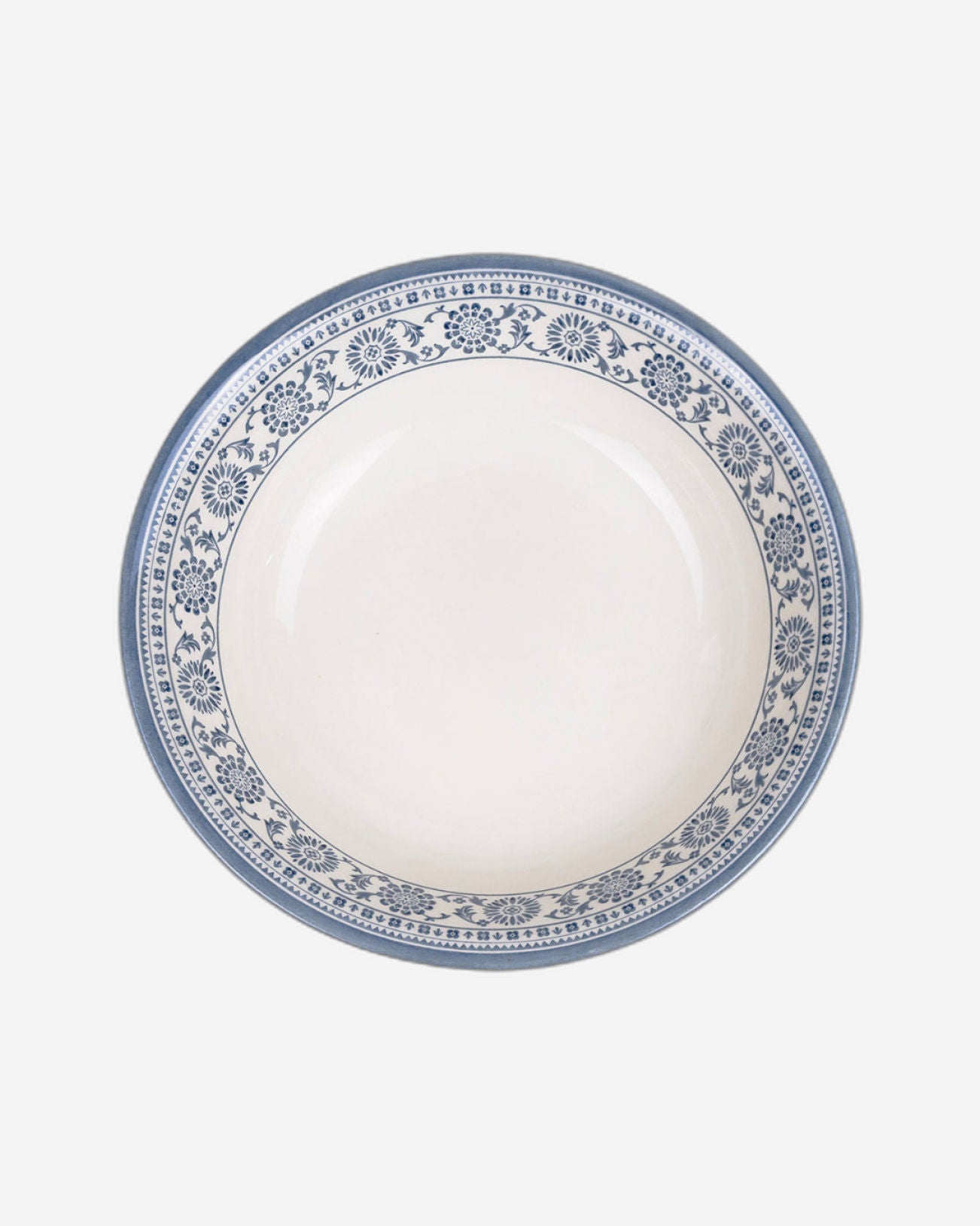 وعاء سلطة سيراميكي من Claytan Plethora مقاس 9 بوصات (رمادي وأبيض، مجموعة من قطعة واحدة)