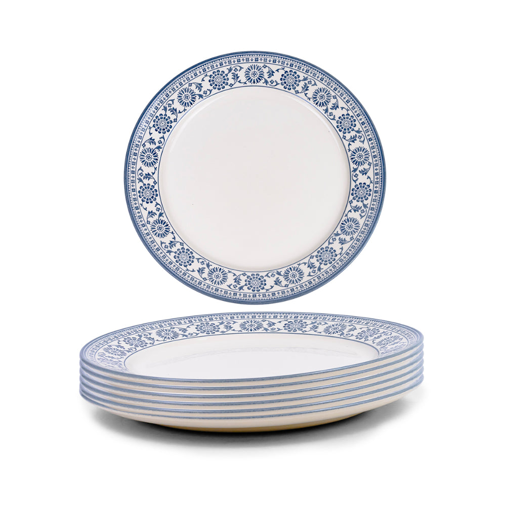 طبق تقطيع بورسلين من Claytan Plethora مقاس 12 بوصة (رمادي وأبيض، مجموعة من قطعة واحدة)