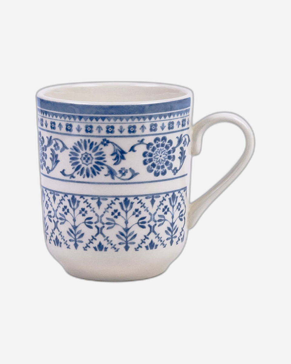 كوب بورسلين من كلايتان بليثورا، سعة 370 مل (رمادي وأبيض، مجموعة من قطعة واحدة)