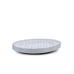 طبق حساء سيراميك من Claytan Plethora مقاس 9 بوصات (رمادي وأبيض، مجموعة من قطعة واحدة)