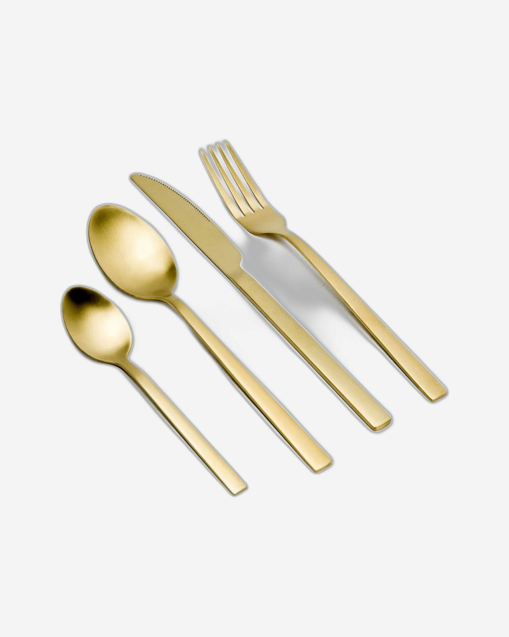 Cuisine Art Claire 16-Piece Cutlery Set - Elegant Gold Stainless Steel Flatware