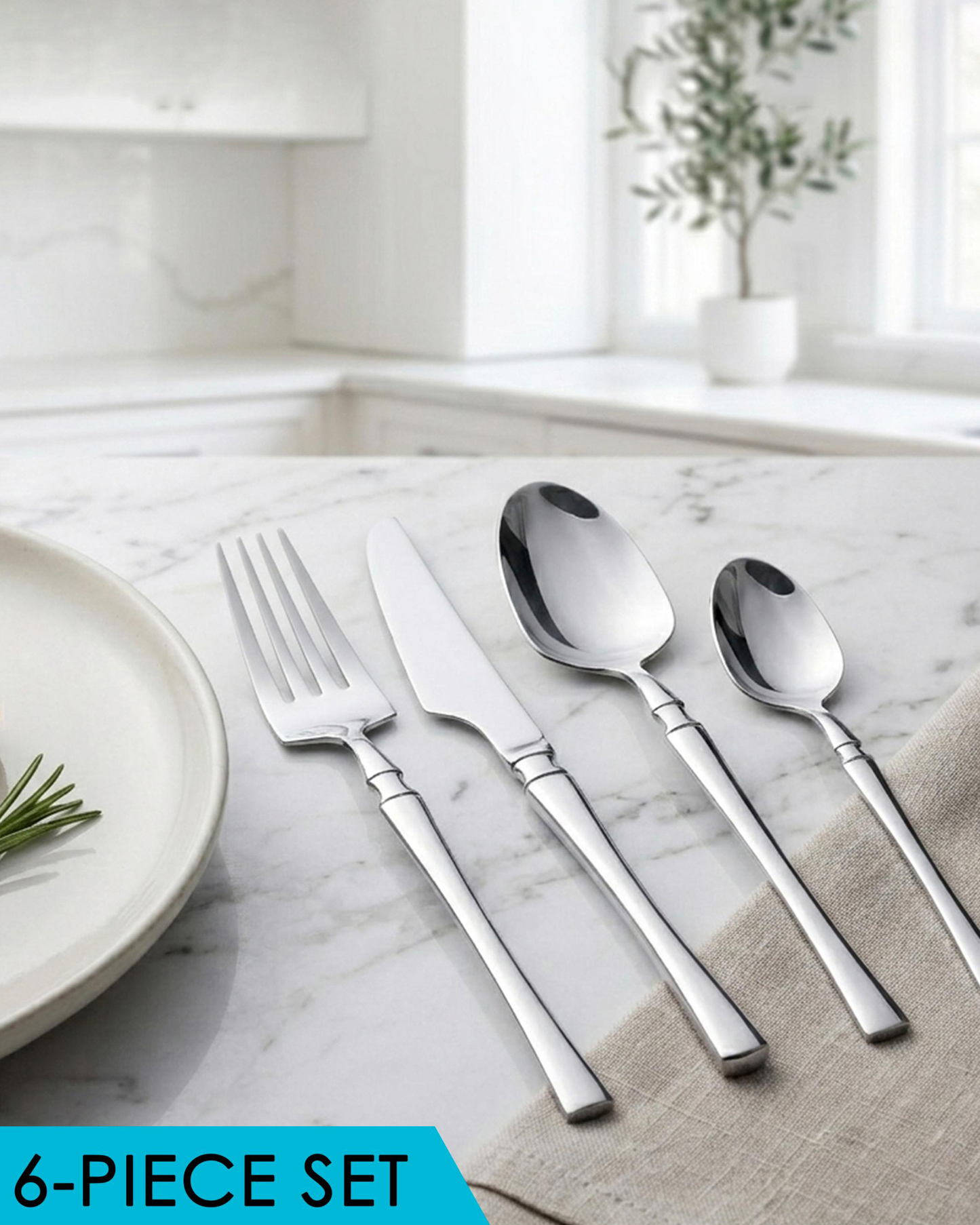Cuisine Art ALORA Cutlery Set 16 pcs Silver