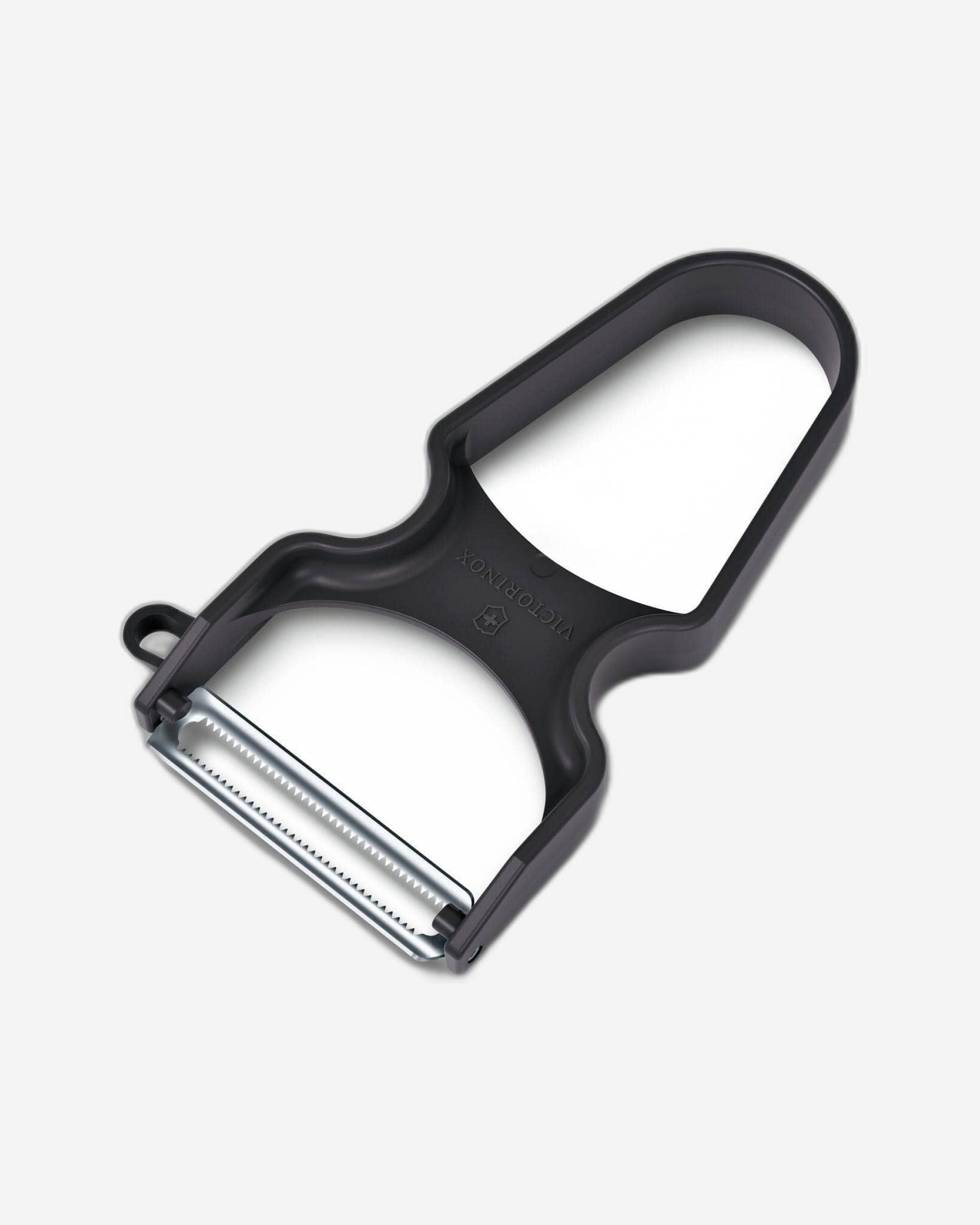 مقشرة فيكتورينوكس سريعة التقشير ذات الحافة المسننة باللون الأسود - 6.0933.3