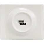 طقم شاي صيني عظمي ضحل، أبيض - طقم من 15 قطعة مع إبريق شاي سعة 1050 مل، وكريمة سعة 175 مل، ووعاء سكر سعة 175 مل، و6 أكواب سعة 150 مل، و6 أطباق